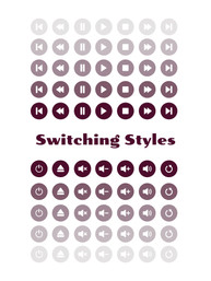 A minimalist graphic design for Switching Styles.