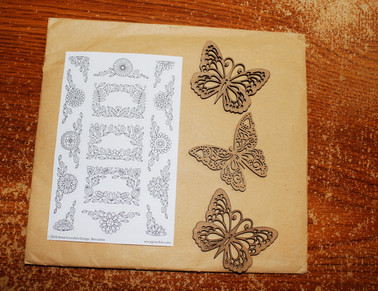 Anna Grunduls' hand-drawn floral artwork surrounded by photographed by Dylanna Fisher.