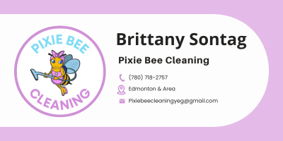 Email Footer for Pixie Bee Cleaning