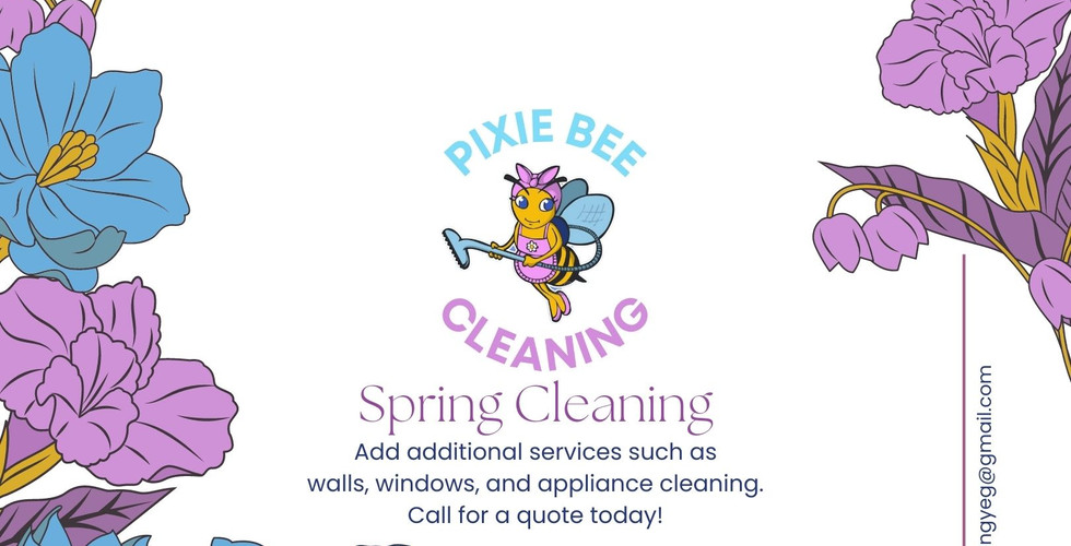 Social Media Post for Pixe Bee Cleaning