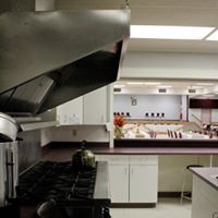 A glimpse into the expansive commercial kitchen at Westlock Memorial Hall. 
