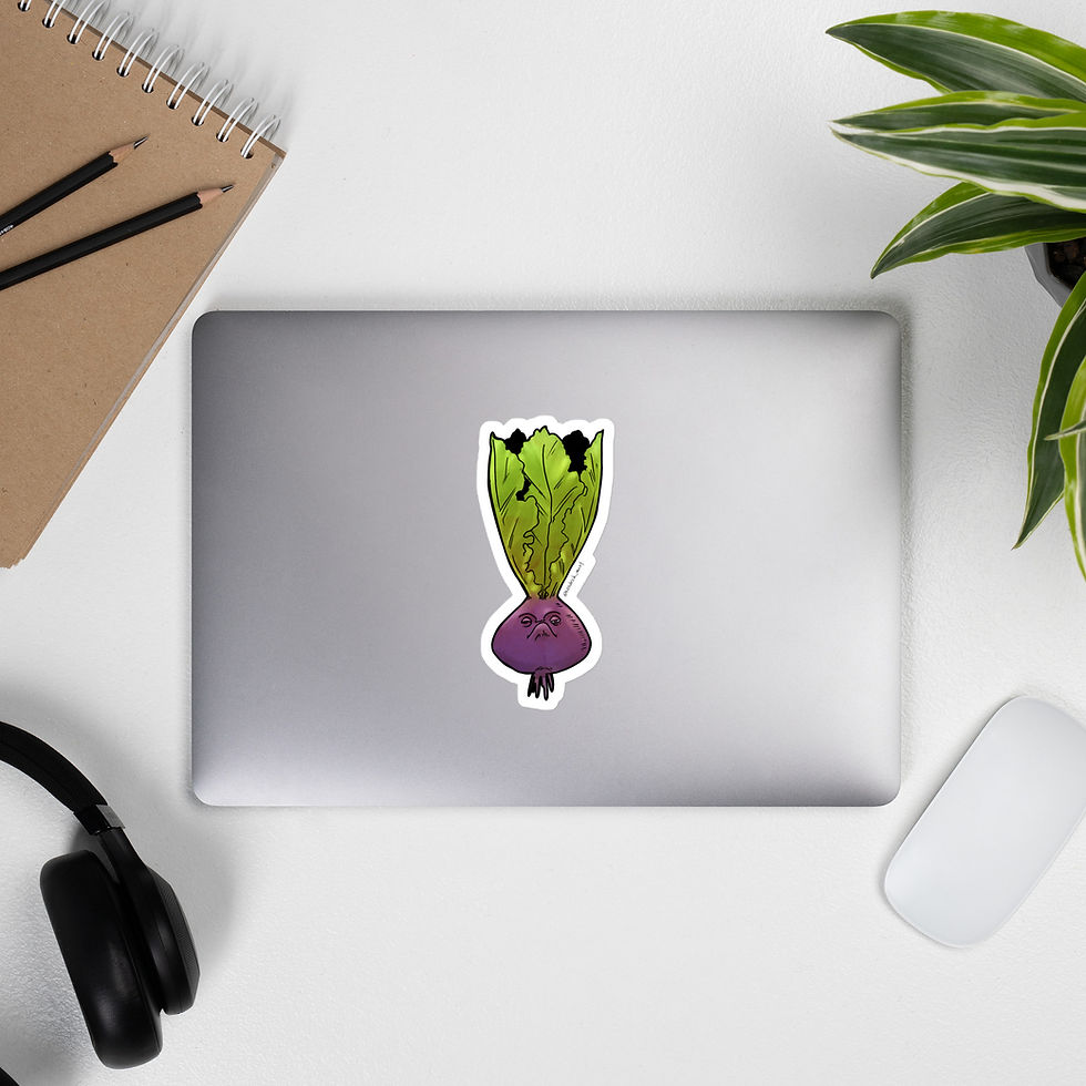 Thumbnail: Mandragora (turnip) Die-cut stickers