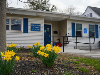 Holbrook Council On Aging with flowers