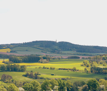 View to the countryside from the farm.