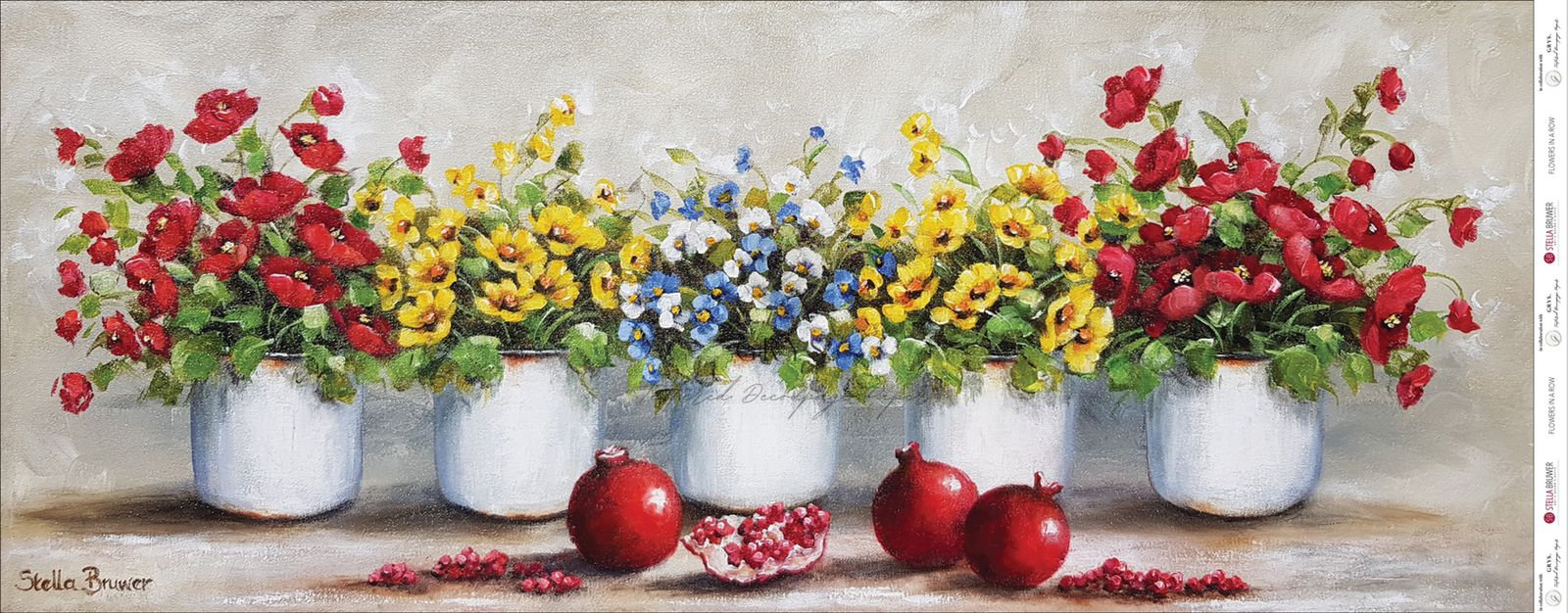 grystextureddecoupagepaperstellacolabflowersinarow