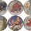 Thumbnail: GRYS. Textured Decoupage Paper-Christmas Ornaments 2