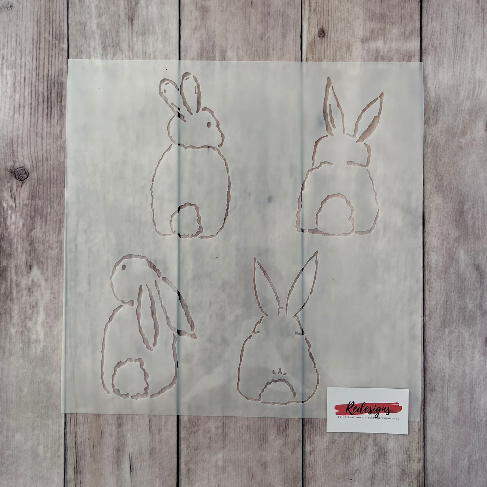 Multiple Bunny Stencil - 400 x  400