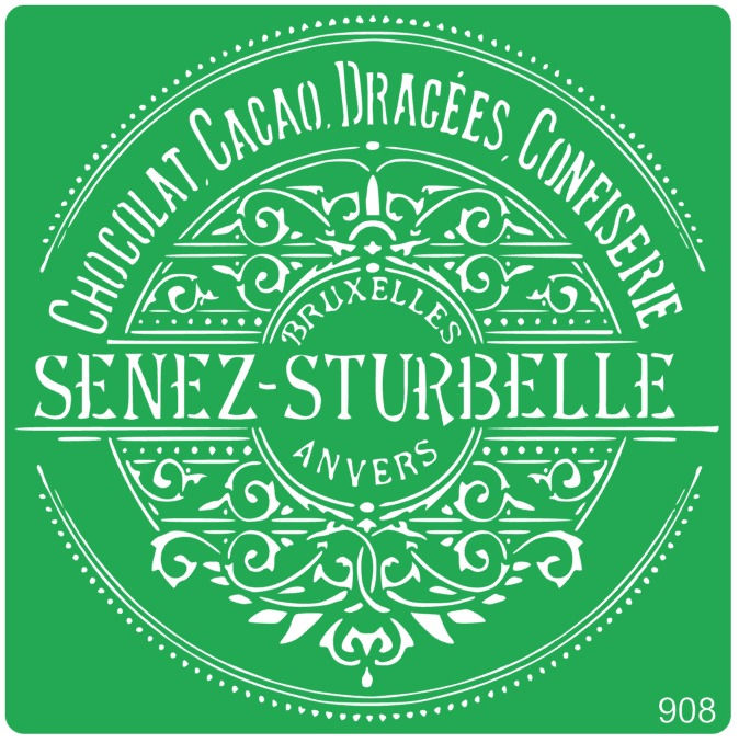 908 – Chocolat Stencil