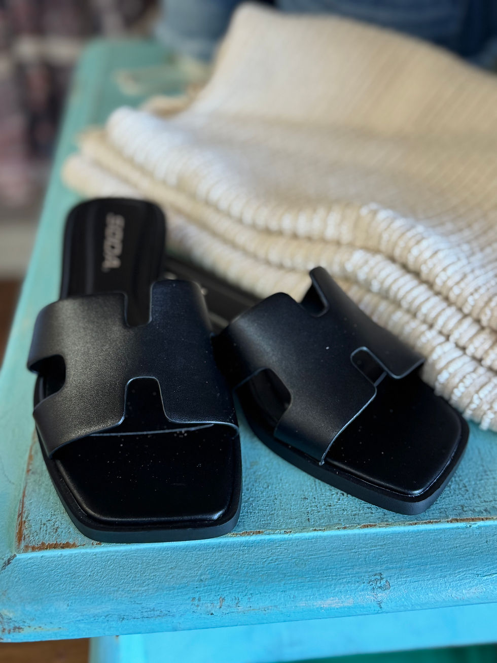 Thumbnail: Knit Slip on Sandal