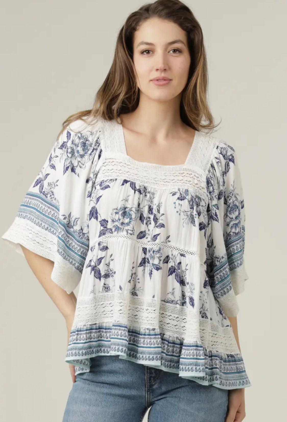 Allie Floral Top 195