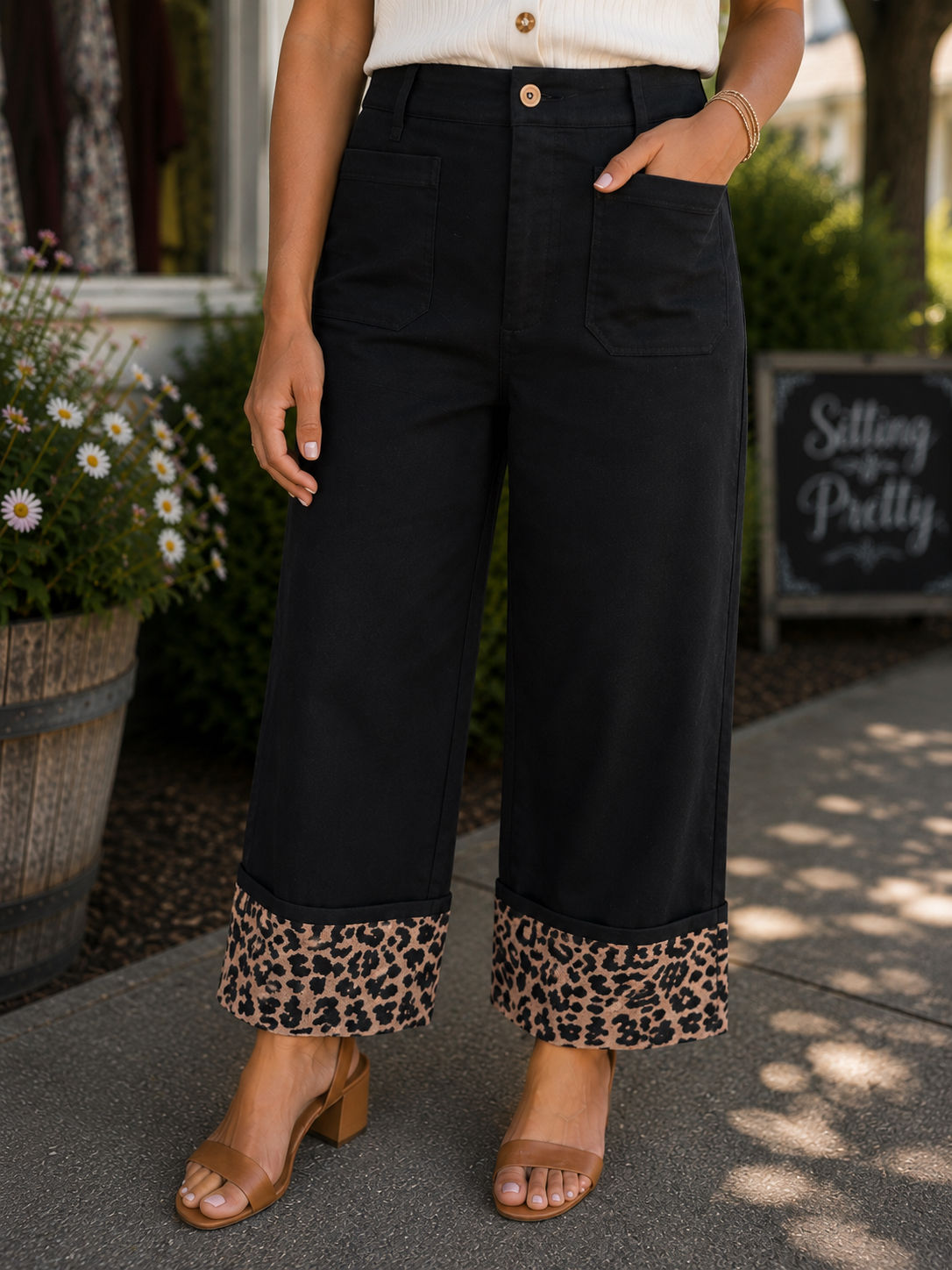 Cheetah Cuff Pant 309