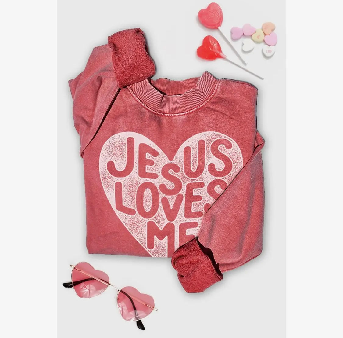 Jesus Loves Me Sweatshirt 970