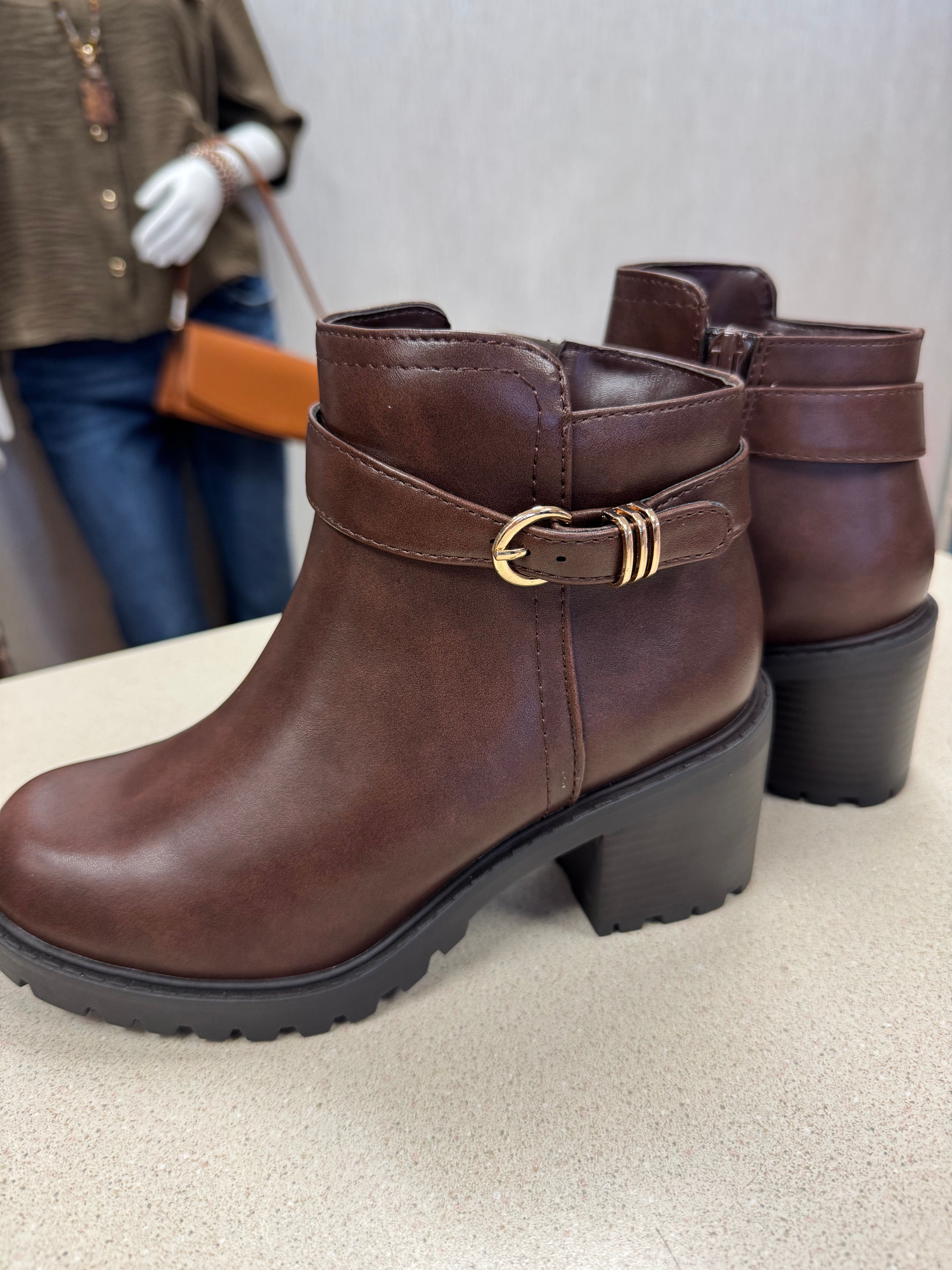Nikita Brown Ankle Boot