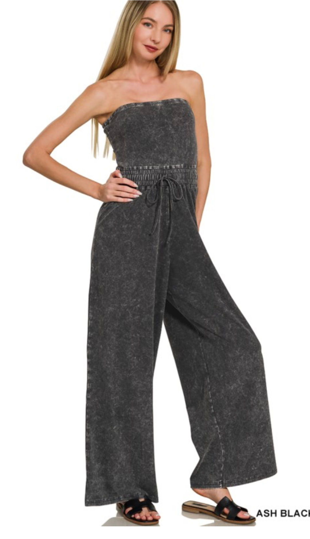 Mineral Washed Jumpsuit 136