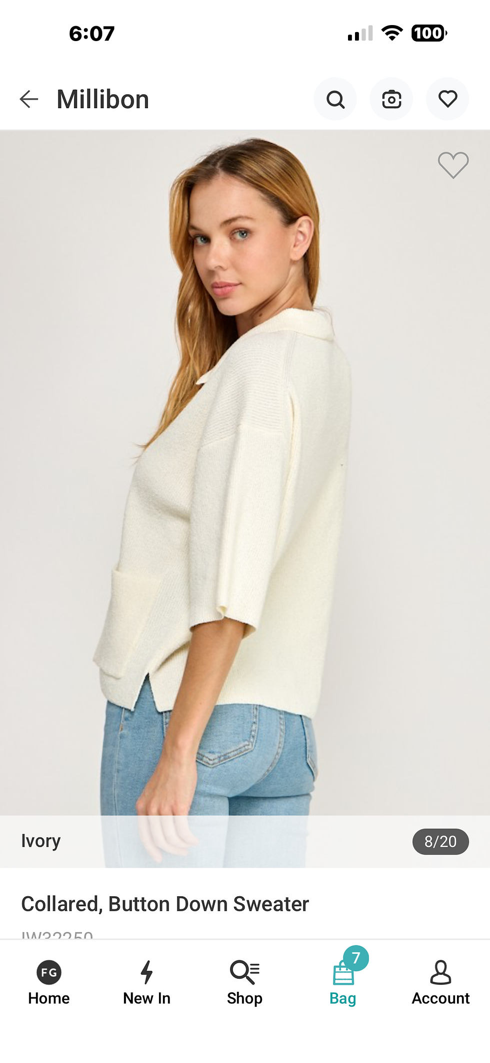 Thumbnail: Metropolitan Half Sleeve Sweater 950