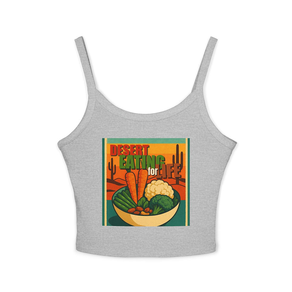 Thumbnail: Desert Eating For Life Spaghetti Tank Top