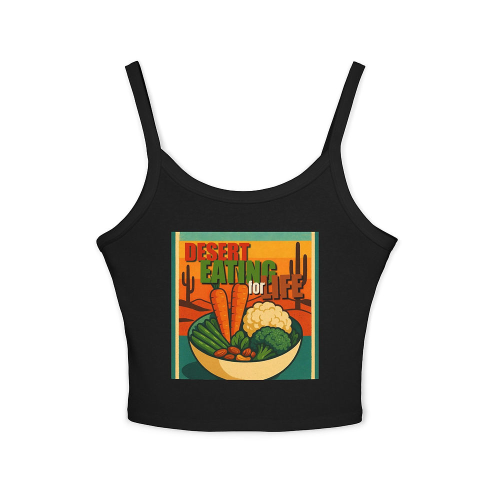 Thumbnail: Desert Eating For Life Spaghetti Tank Top