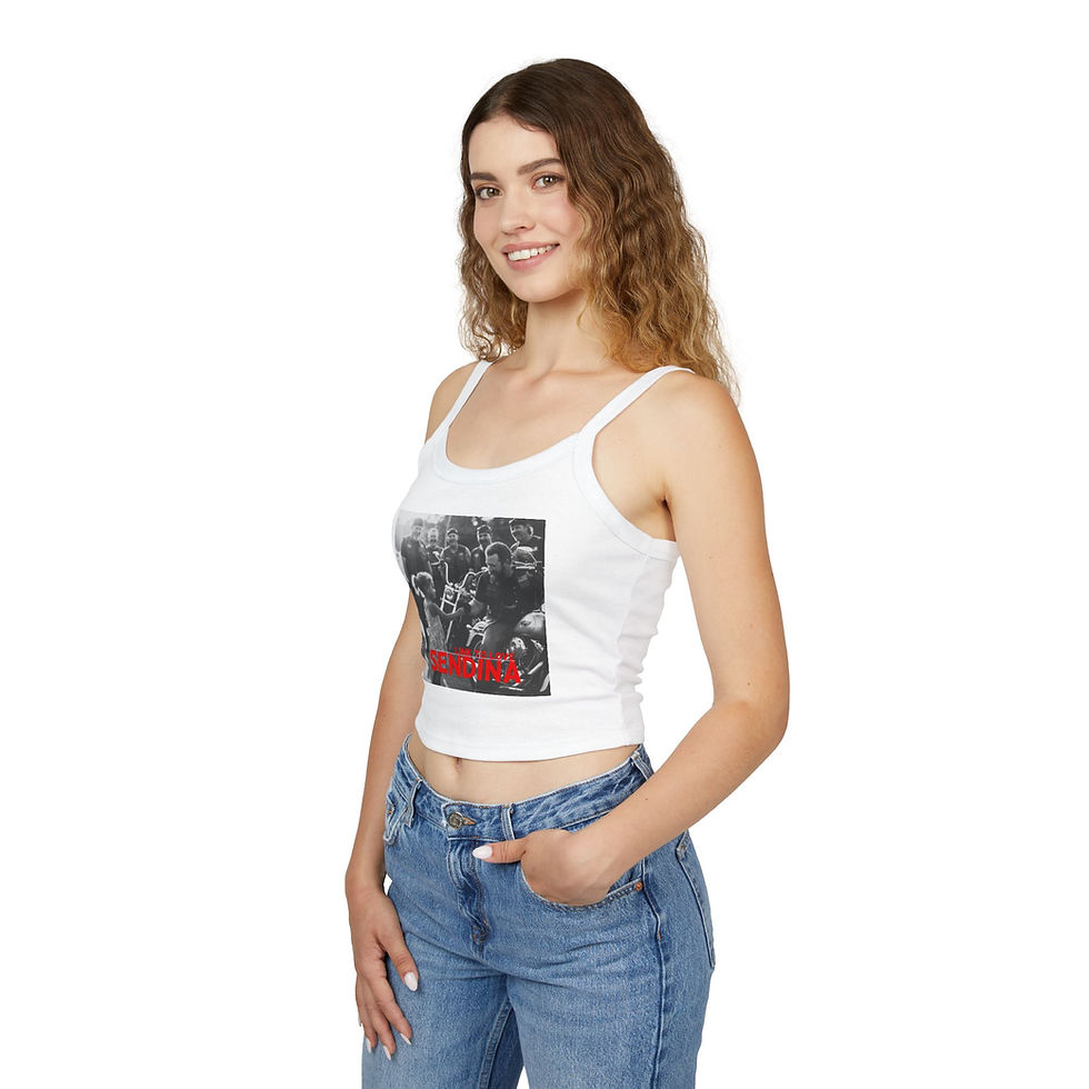 Thumbnail: Sendina's Link To Love Album Spaghetti Tank Top