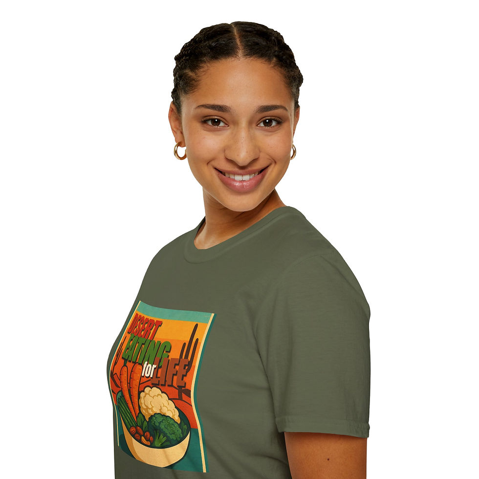 Thumbnail: Desert Eating for Life - Unisex Soft style T-Shirt -  Tee 