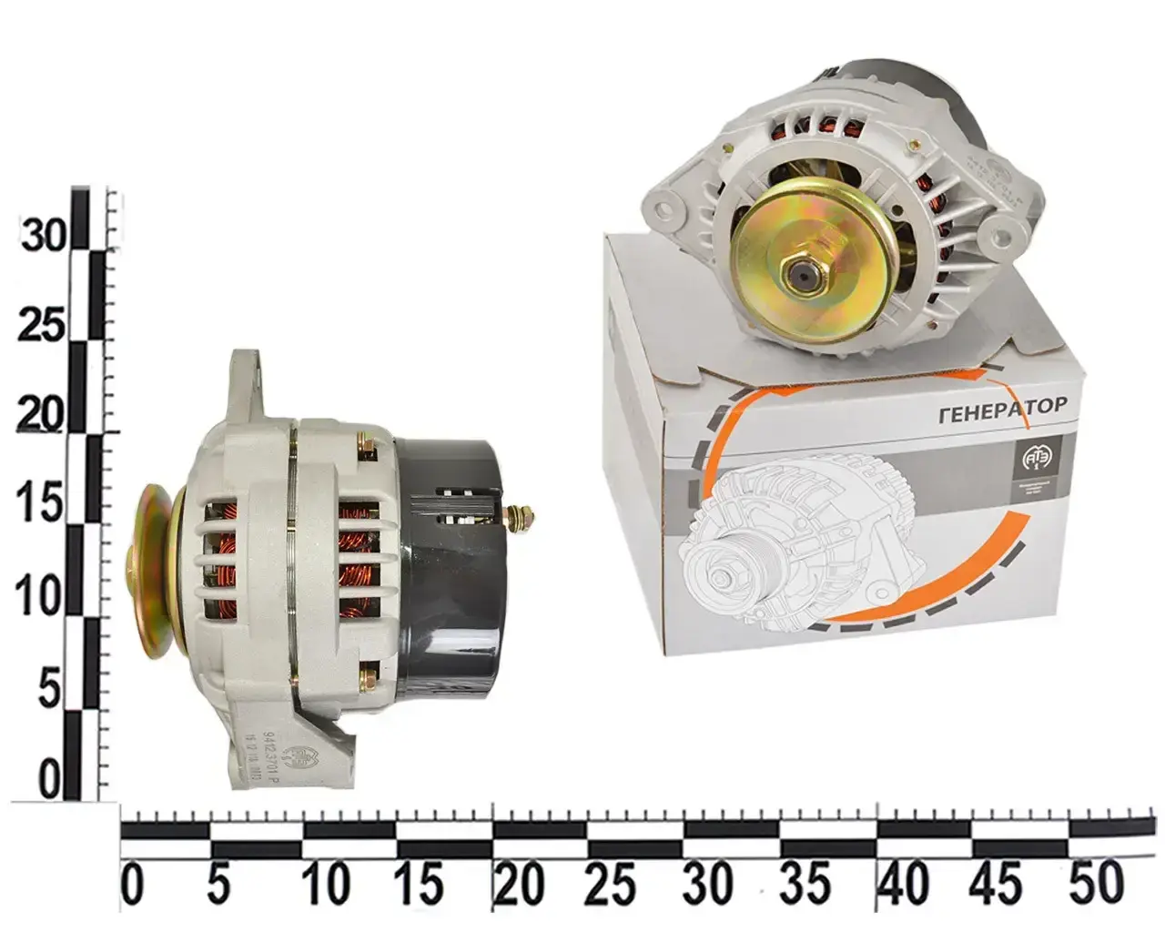 Генератор ВАЗ 21214, дв. 1,7 інж., 14В 100А, аналог КЗАТЭ до 11. 2003 р. в.