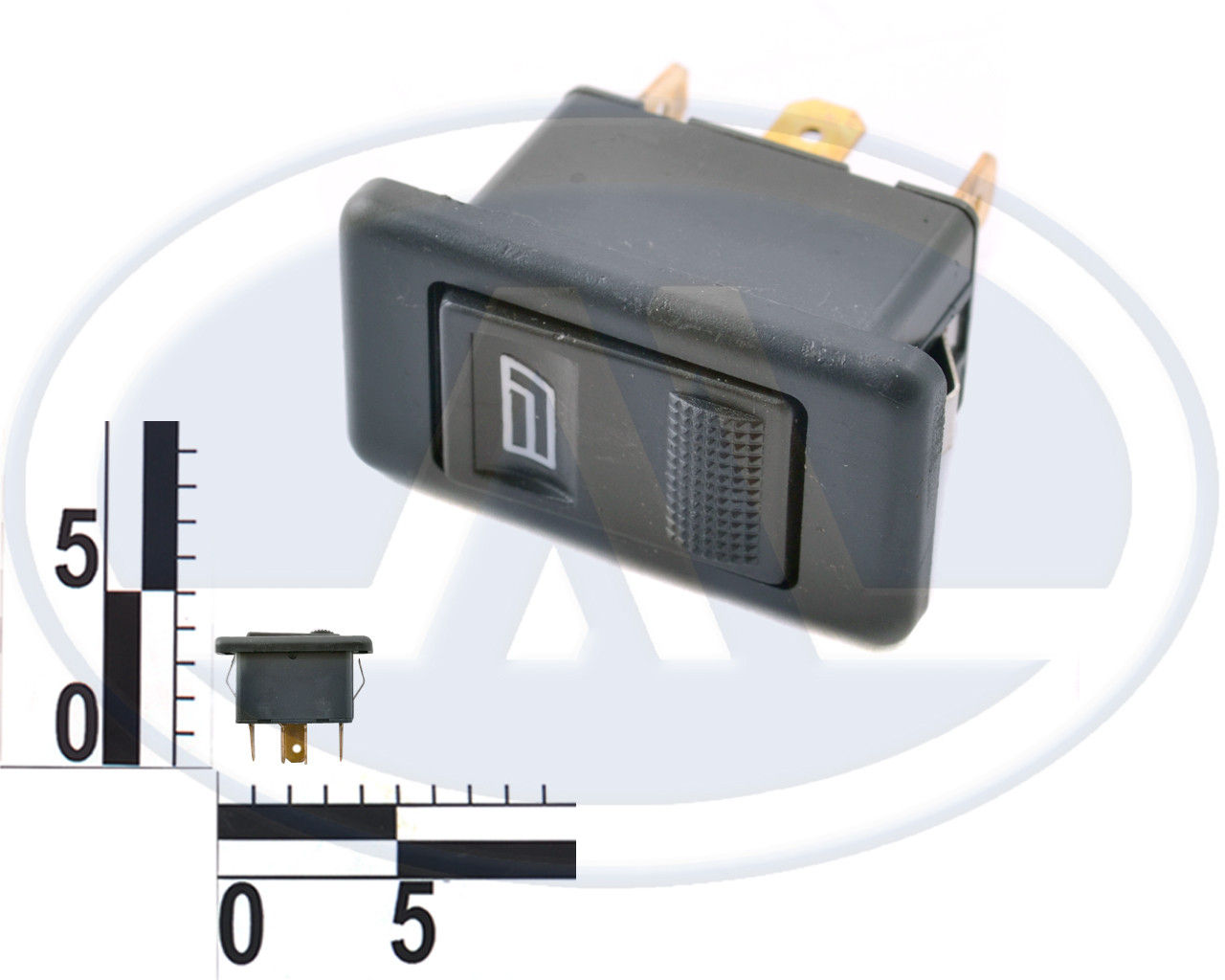 Блок кнопок склопідіймача 1 кн. універс.