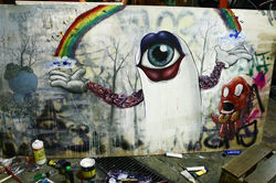 'This Ain't No Collective' Mural