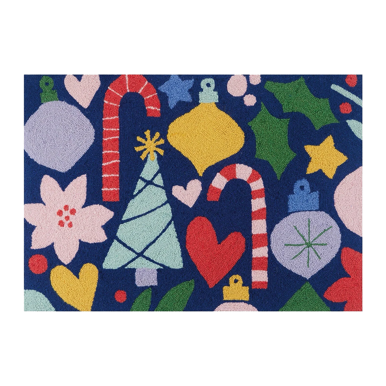 Christmas Icons Hook Rug