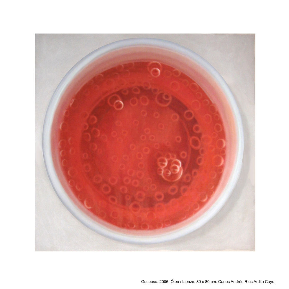Gaseosa - 2006 - Óleo _ Lienzo - 80 x 80 cm