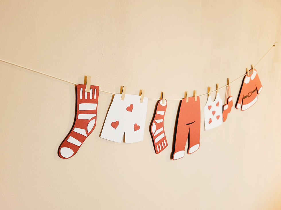 Miniature : Guirlande de Noël en papier recyclé – Linge du Père Noël