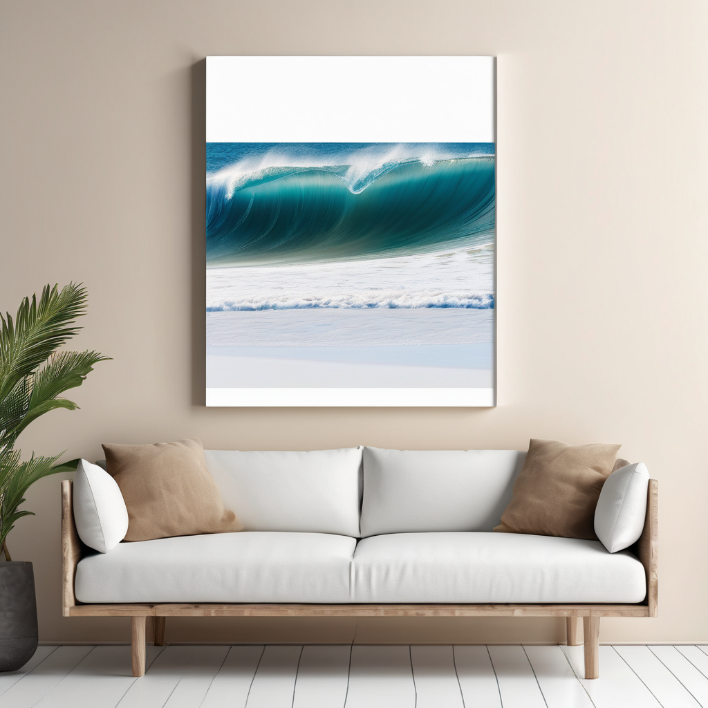 Ocean Wave Wall Art | Creek Coastal Home
