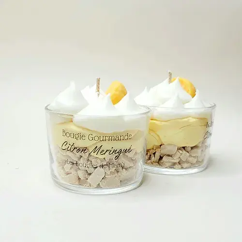 Bougie gourmande Citron meringué