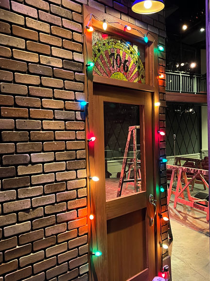 Million Dollar Quartet stained glass window