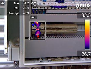 Termovizija elektro razvoda - metoda fusion