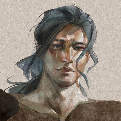 Reclusive blacksmith living in the woods with a strange creature.