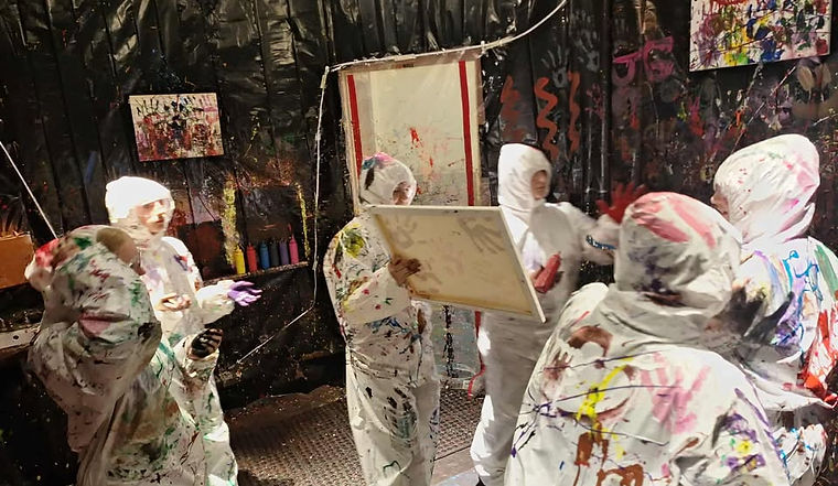 Birthday Party Splatter Fun