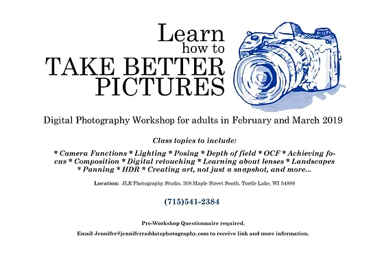 Photography Classes Jenniferraddatzphoto