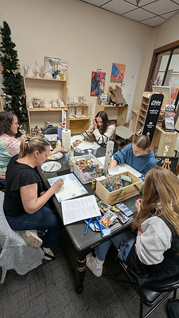 Group art at LK Art Bucket Rice Lake Wisconsin