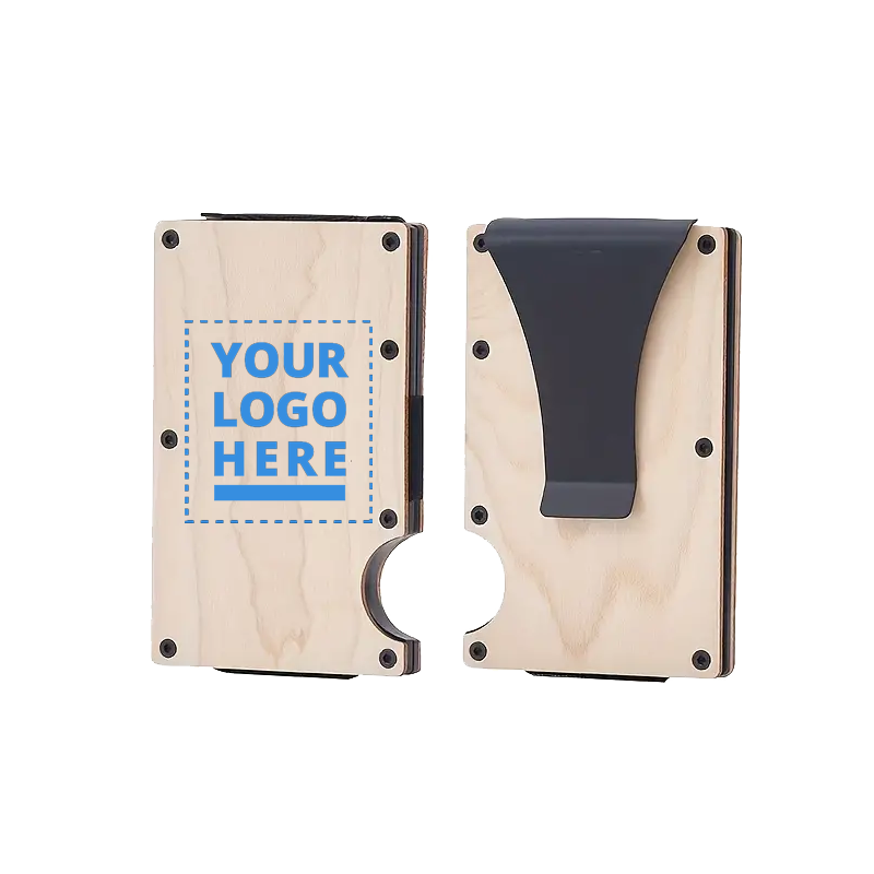 Thumbnail: Custom Wooden Minimalist Wallet