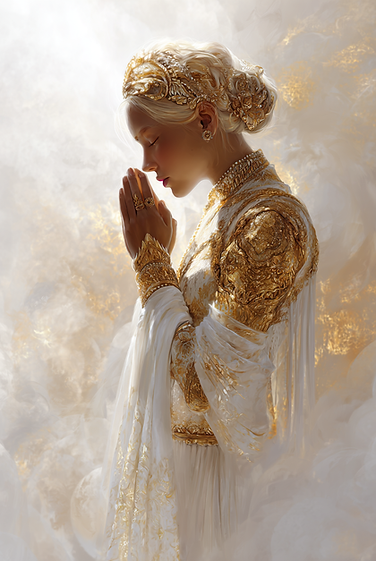 u8446492947_photo_the_golden_prayer_spiritual_gold_white_ligh_b9c32c22-473e-40d8-8bba-49c7