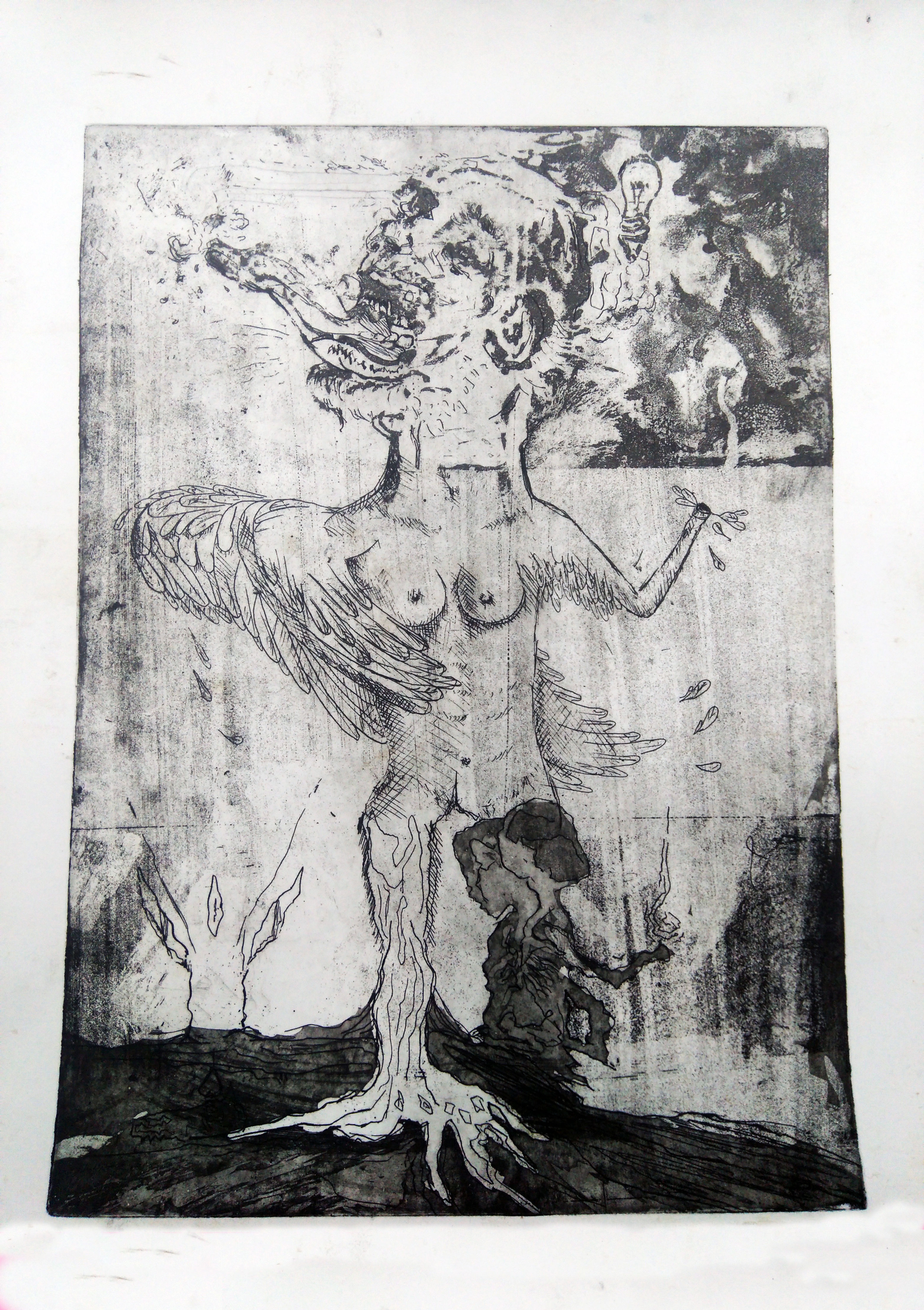 Untitled | 2021 | engraving | etching | 21x17cm