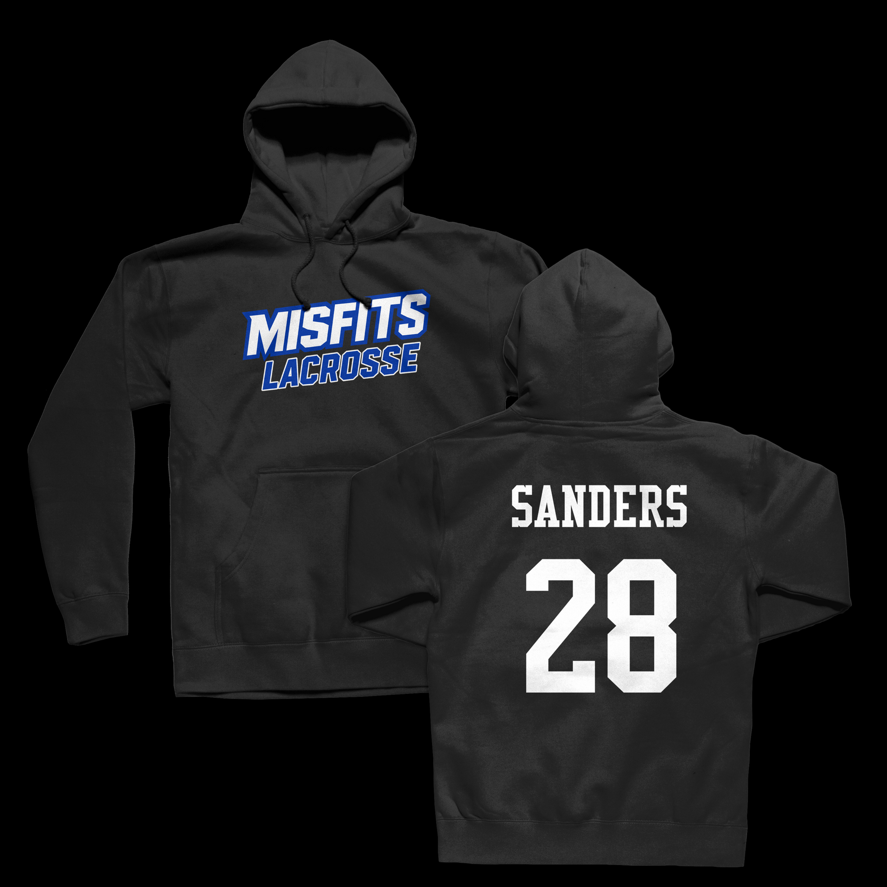 MISFITS LACROSSE  "YOUR PLAYER" HOODIE