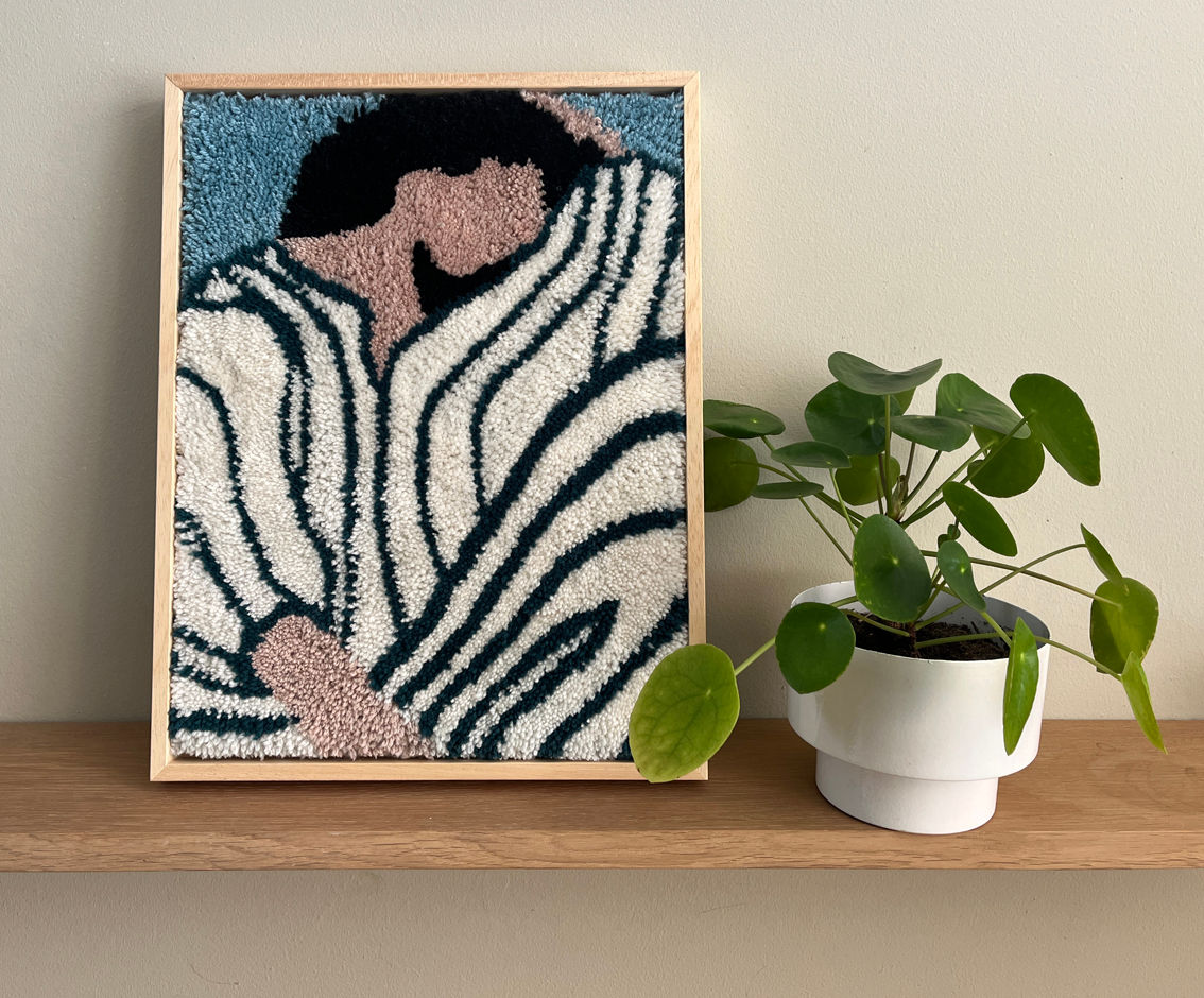 Vrouw in Petrolgroen