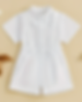 12-18m white shotall set