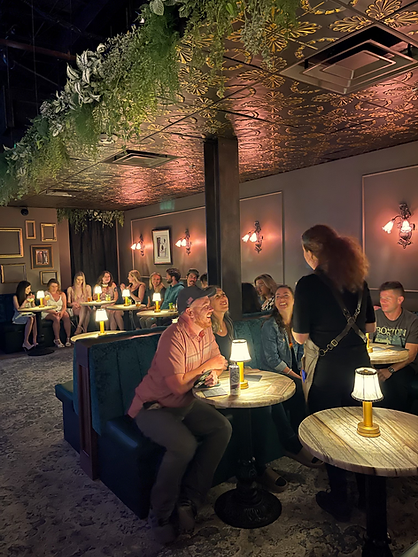 People enjoying coffee, cocktails and food at Local's brunch at Noel's Coffee in Lake Tahoe