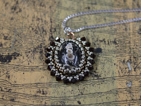 Turitella Agate Pendant Necklace