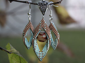 Brown and Blue Peyote Set