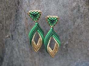 Small Peyote Earrings