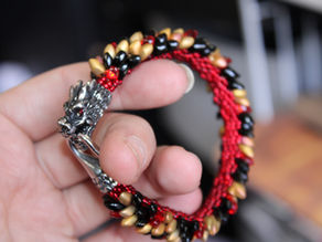 Tri-Color Dragon Bracelet