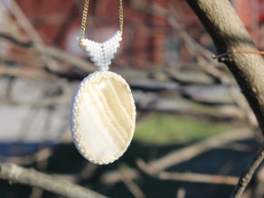 Honey Lace Calcite Necklace