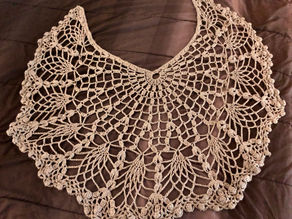 Grey Pineapple Shawl